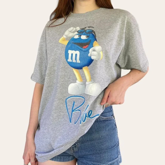 Blue M&Ms graphic tee XL/XXL - Picture 4 of 8